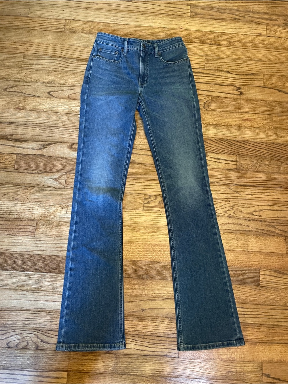 Ralph Lauren Medium Blue High-Rise Bootcut Jeans Sz 2